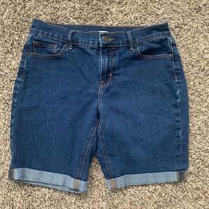 Denim shorts
